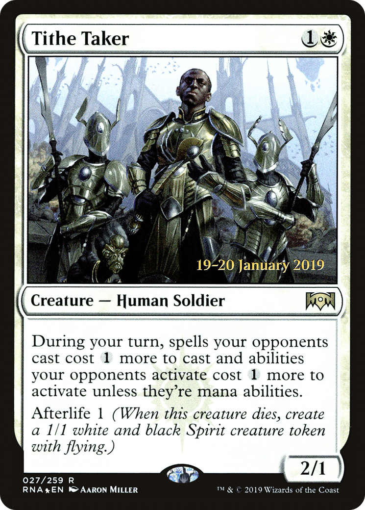 Tithe Taker (PRE-27S) - Ravnica Allegiance Promos Foil