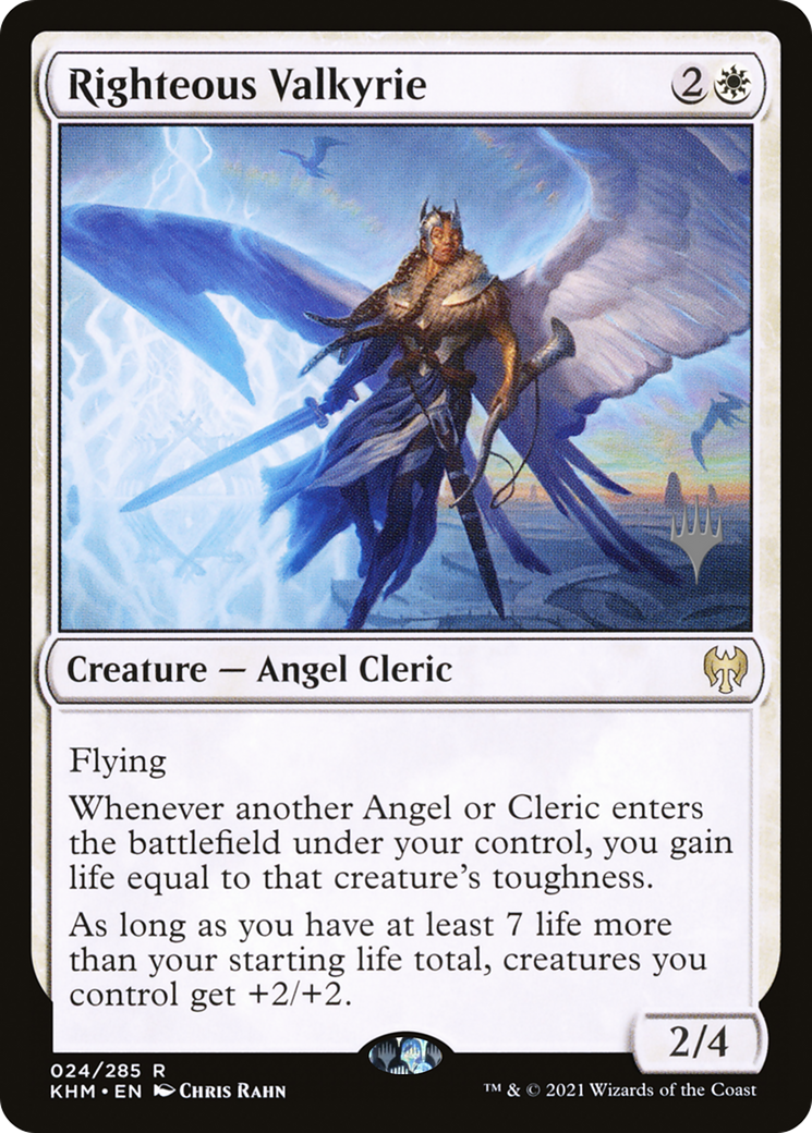Righteous Valkyrie (PPKHM-24P) - Kaldheim Promos Foil