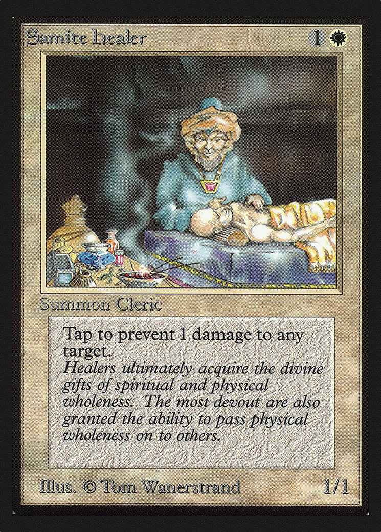 Samite Healer (IED-038) - Intl. Collectors' Edition