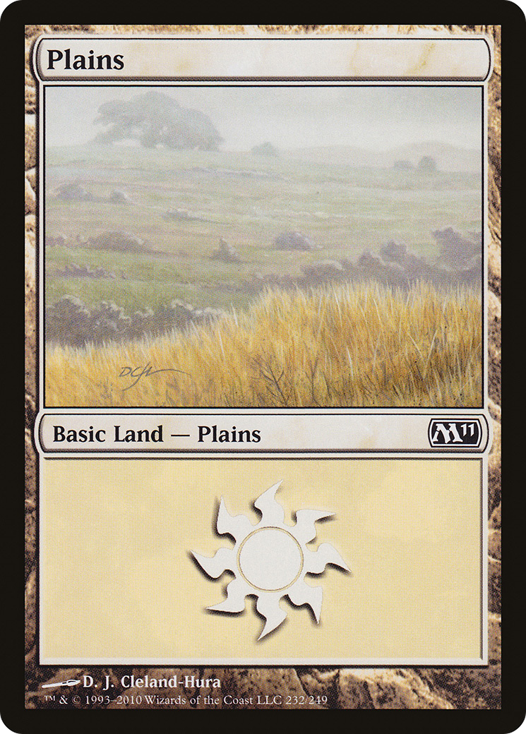 Plains (M11-232) - Magic 2011 Foil