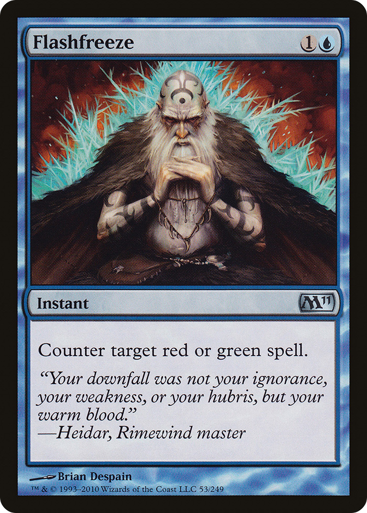 Flashfreeze (M11-053) - Magic 2011 Foil
