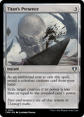 Titan's Presence (CMM-810) - Commander Masters