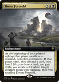 Doom Foretold (ELD-378) - Throne of Eldraine: (Extended Art) Foil