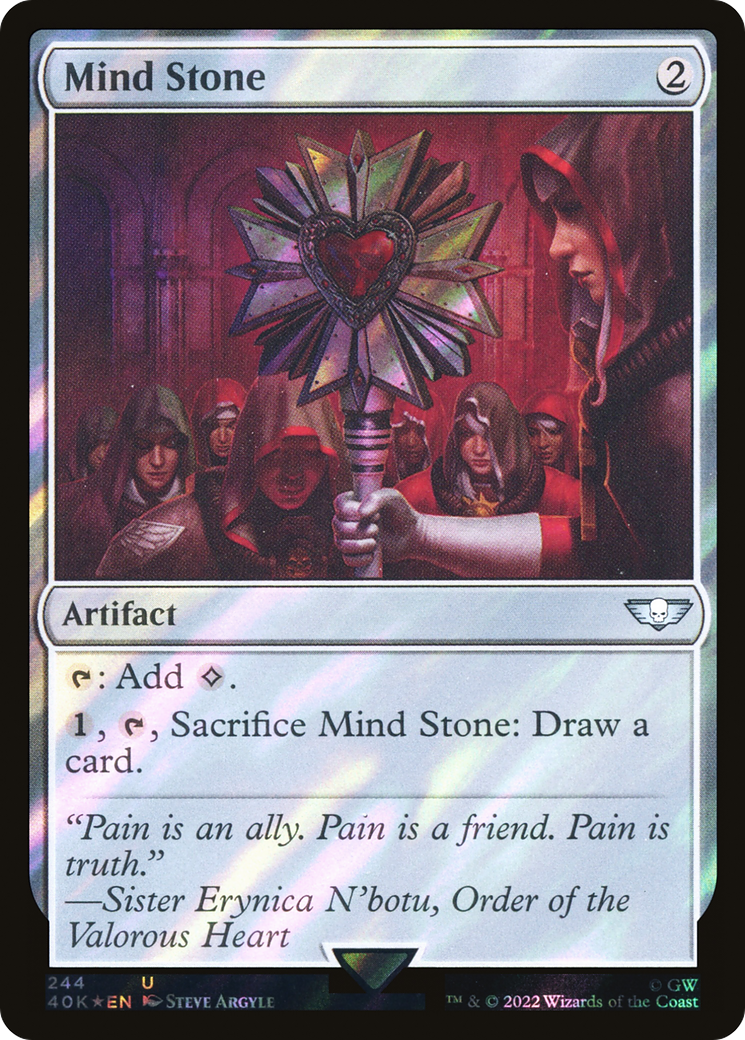 Mind Stone (40K-244★) - Warhammer 40,000 Commander Foil