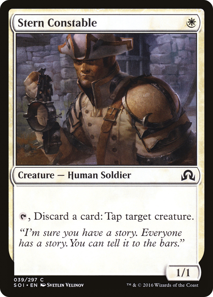 Stern Constable (SOI-039) - Shadows over Innistrad Foil