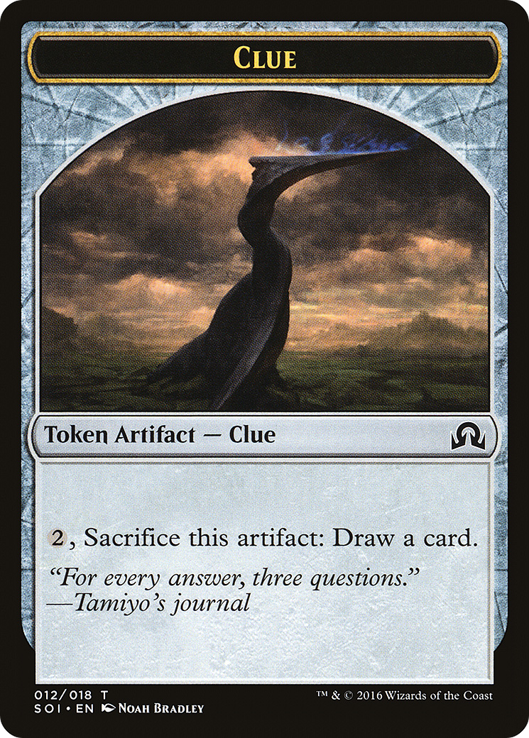 Clue (SOI-012) - Shadows over Innistrad Tokens