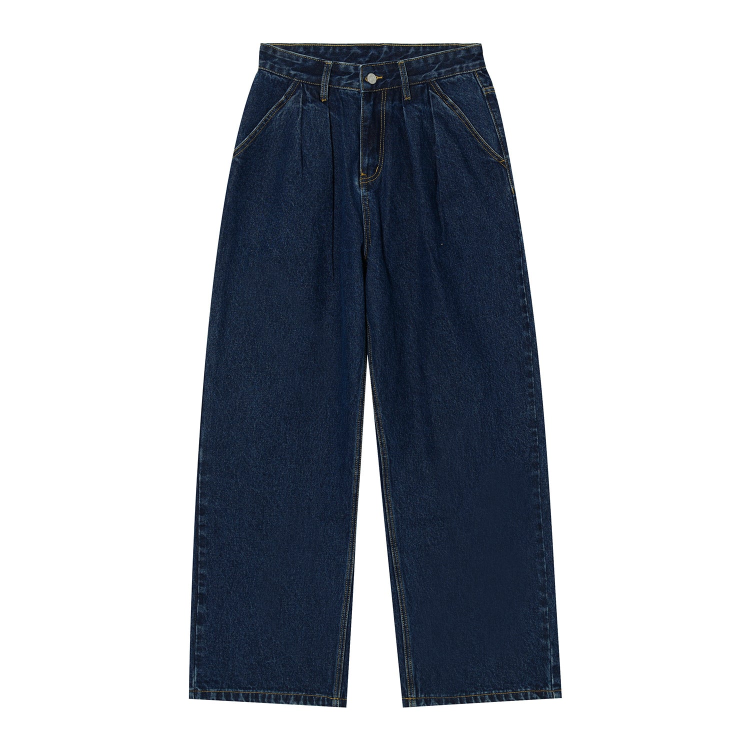 Wide Leg Jeans with Pockets
