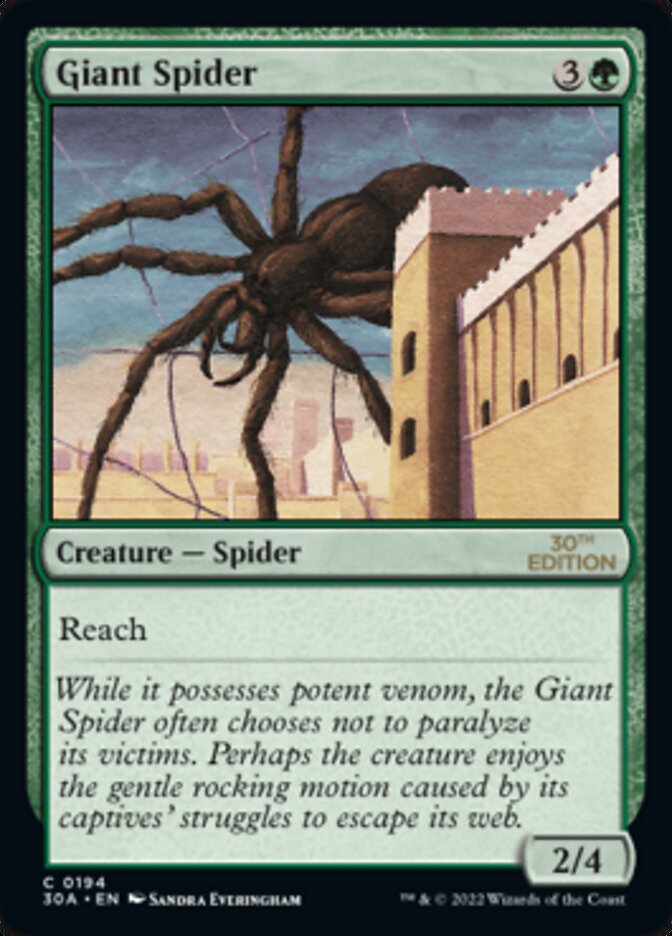 Giant Spider (30A-194) - 30th Anniversary Edition