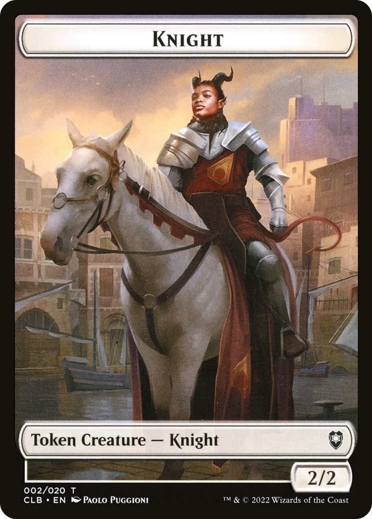 Knight (CLB-002) - Battle for Baldur's Gate Tokens