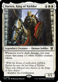 Darien, King of Kjeldor (MKC-059) - Murders at Karlov Manor Commander
