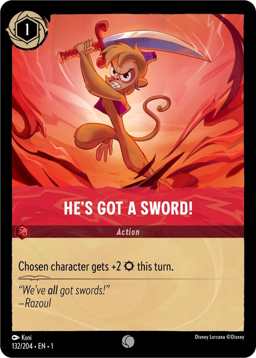 He's Got A Sword! (132/204) - The First Chapter Cold Foil