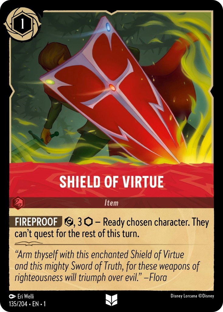 Shield of Virtue (135/204) - The First Chapter Cold Foil