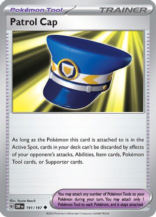 Patrol Cap 191/197 - SV03 Obsidian Flames