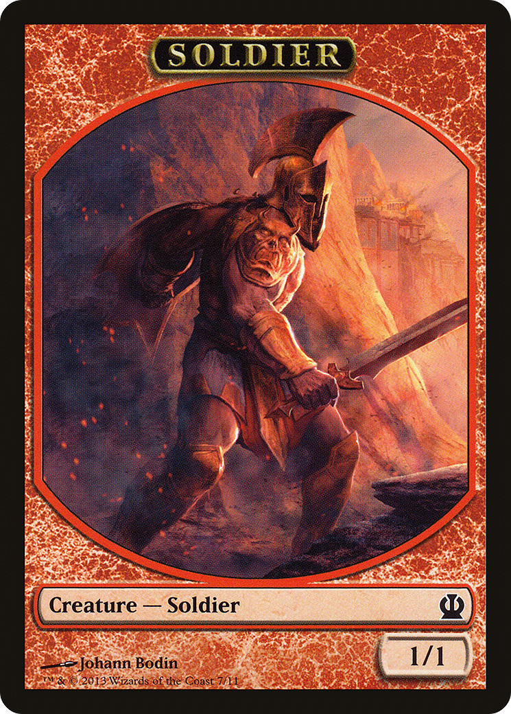 Soldier (THS-007) - Theros Tokens