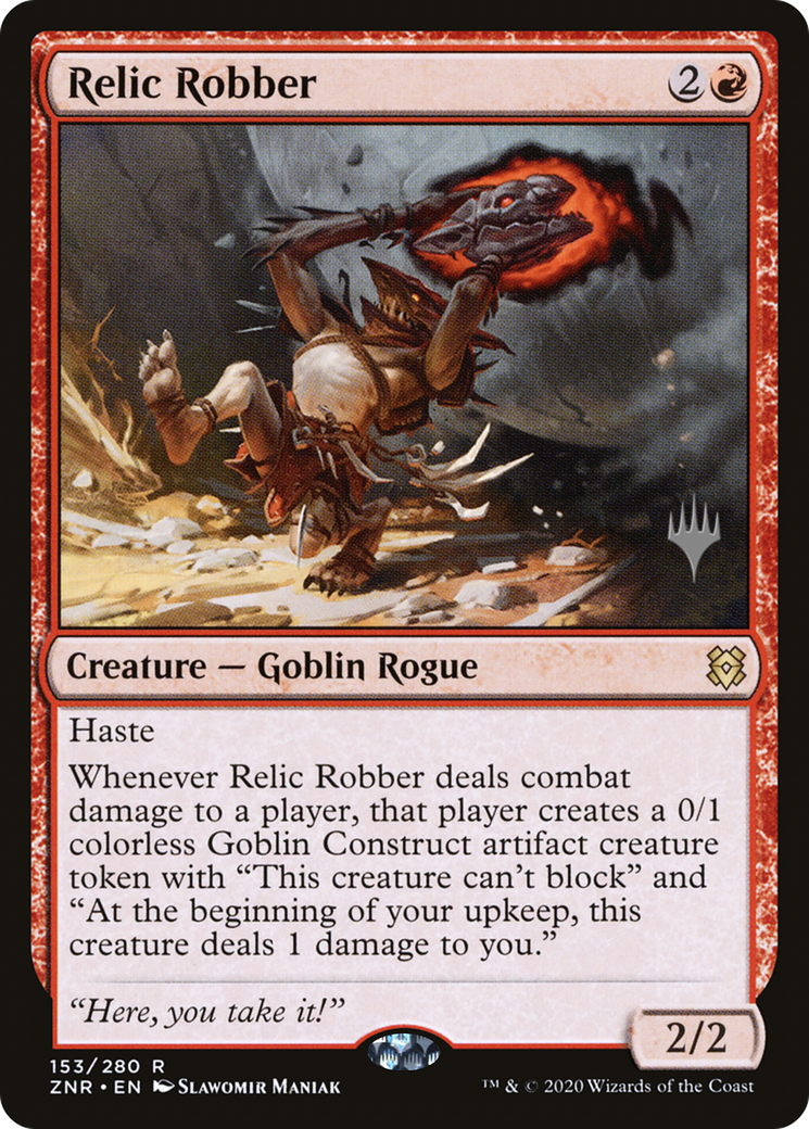 Relic Robber (PPZNR-153P) - Zendikar Rising Promos