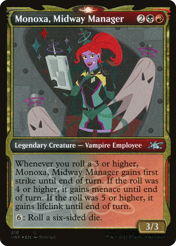 Monoxa, Midway Manager (UNF-516) - Unfinity: (Showcase) Foil