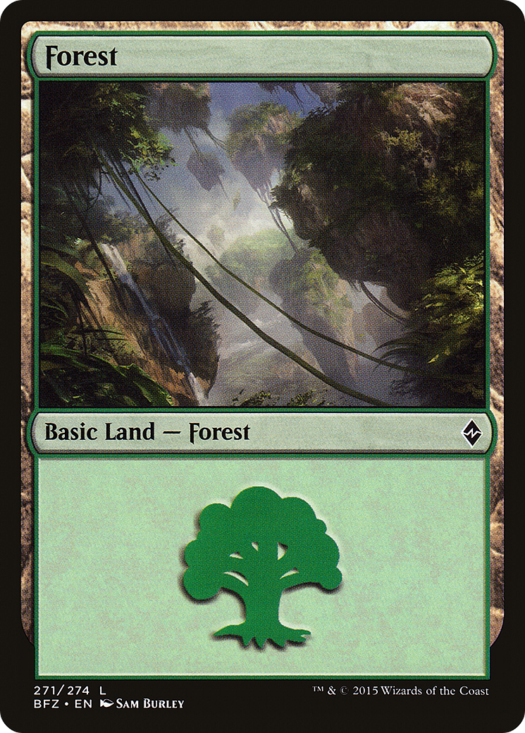 Forest (BFZ-271) - Battle for Zendikar