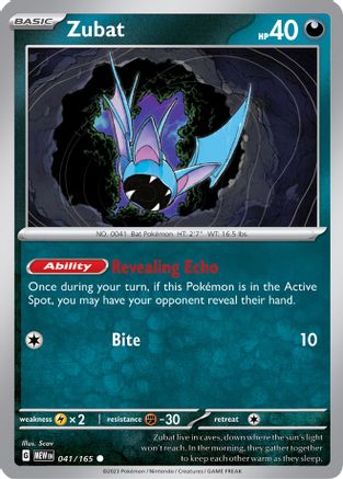 Zubat 041/165 - SV Scarlet & Violet 151