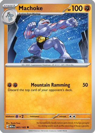 Machoke 067/165 - SV Scarlet & Violet 151