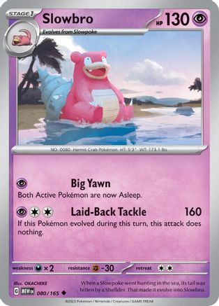 Slowbro 080/165 - SV Scarlet & Violet 151