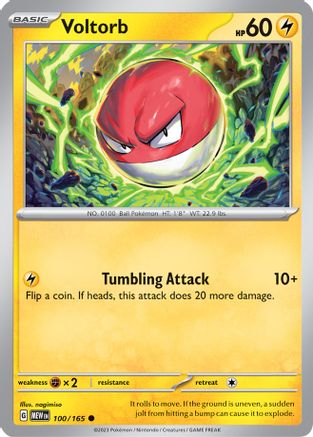 Voltorb 100/165 - SV Scarlet & Violet 151 Reverse Holofoil