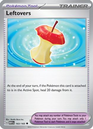 Leftovers 163/165 - SV Scarlet & Violet 151 Reverse Holofoil