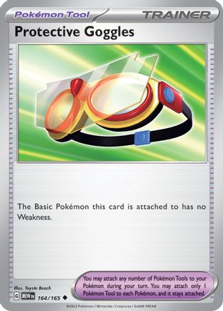 Protective Goggles 164/165 - SV Scarlet & Violet 151 Reverse Holofoil