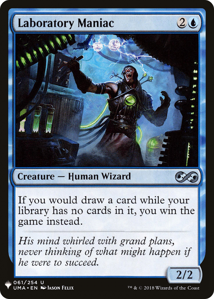 Laboratory Maniac (LIST-UMA-61) - The List