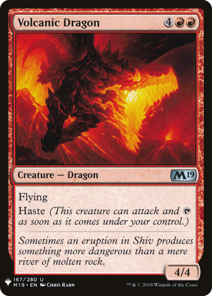 Volcanic Dragon (LIST-M19-167) - The List