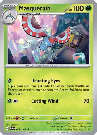 Masquerain 002/182 - SV04 Paradox Rift Reverse Holofoil