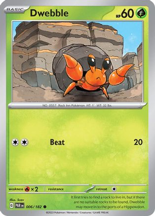 Dwebble 006/182 - SV04 Paradox Rift