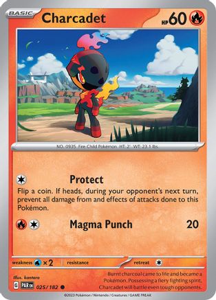 Charcadet 025/182 - SV04 Paradox Rift Reverse Holofoil