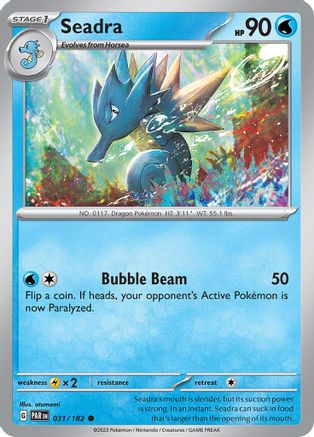 Seadra 031/182 - SV04 Paradox Rift Reverse Holofoil