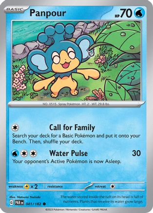 Panpour 041/182 - SV04 Paradox Rift Reverse Holofoil