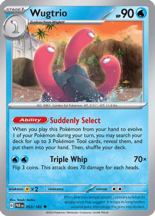 Wugtrio 053/182 - SV04 Paradox Rift