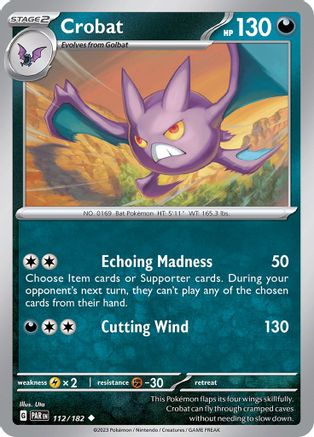 Crobat 112/182 - SV04 Paradox Rift