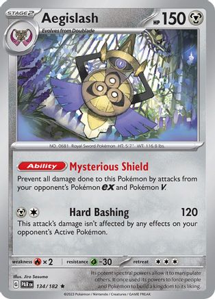 Aegislash 134/182 - SV04 Paradox Rift Reverse Holofoil