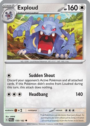 Exploud 150/182 - SV04 Paradox Rift Reverse Holofoil