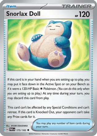 Snorlax Doll 175/182 - SV04 Paradox Rift