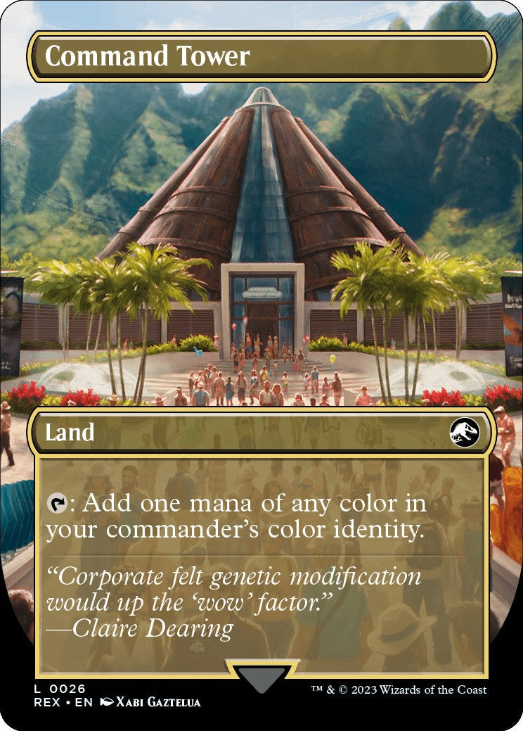 Command Tower // Command Tower (REX-026) - Jurassic World Collection (Borderless) Foil
