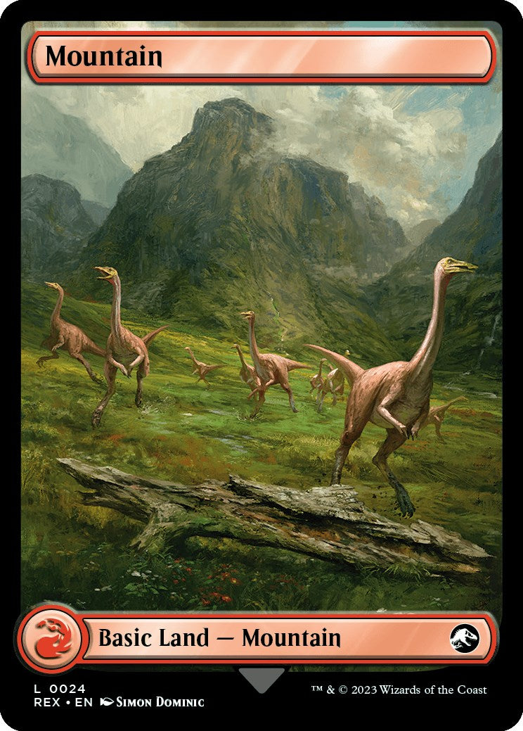 Mountain // Mountain (REX-024) - Jurassic World Collection Foil