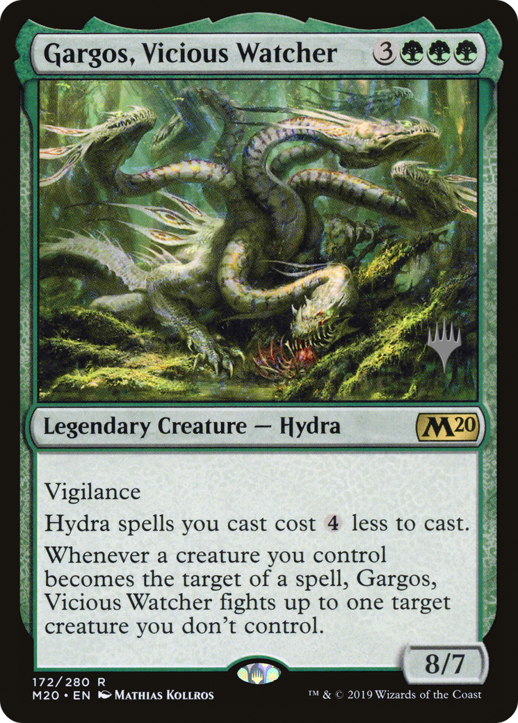 Gargos, Vicious Watcher (PPM20-172P) - Core Set 2020 Promos Foil