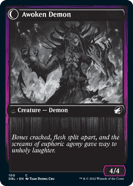 Ecstatic Awakener // Awoken Demon (DBL-100) - Innistrad: Double Feature: (Double Faced Transform)