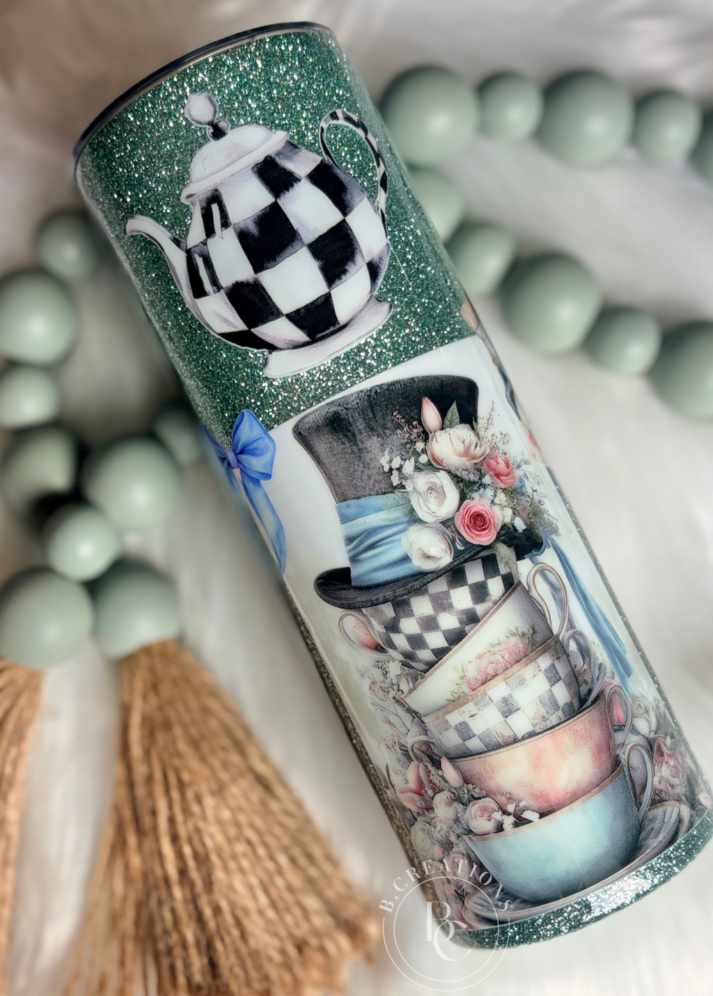 Alice patchwork, 20 oz Skinny Tumbler