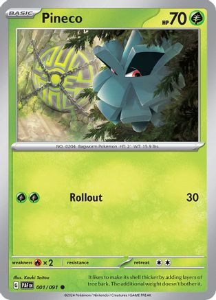 Pineco 001/091 - SV Paldean Fates