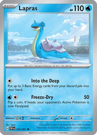 Lapras 016/091 - SV Paldean Fates
