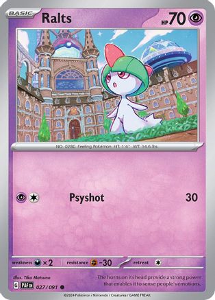 Ralts 027/091 - SV Paldean Fates