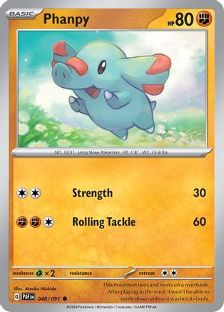 Phanpy 048/091 - SV Paldean Fates Reverse Holofoil