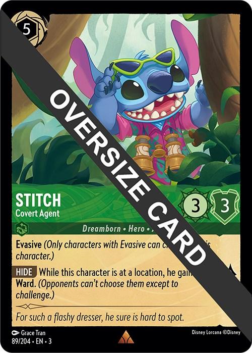 Stitch - Covert Agent (Oversized) (89/204) - Into the Inklands Cold Foil