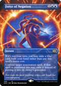 Force of Negation (2X2-346) - Double Masters 2022 (Borderless) Foil
